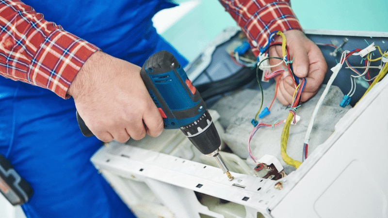 Kağıthane Demirdöküm Demirdöküm çamaşır makinesi kart tamiri – Su almama arızası orijinal parça ile giderildi. - Teknik servis örneği